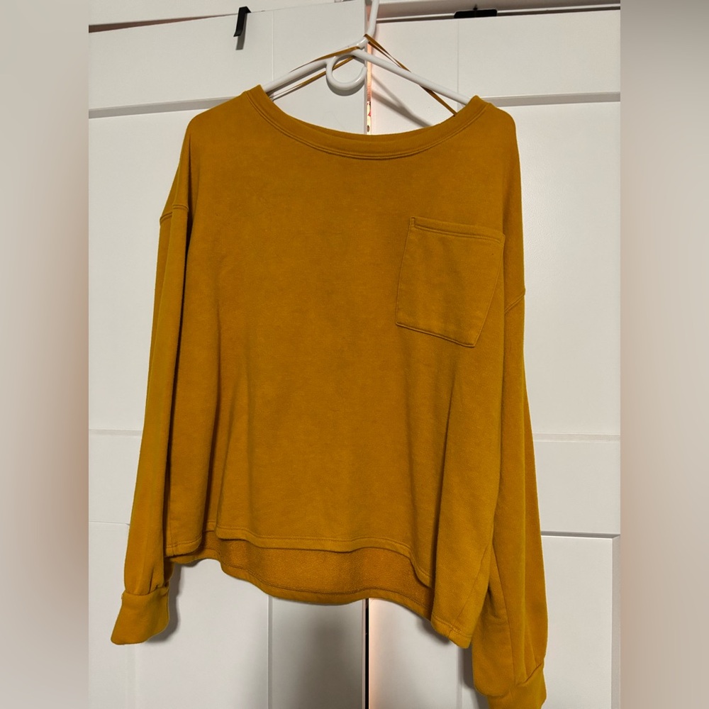 Orange Fall Sweater Large